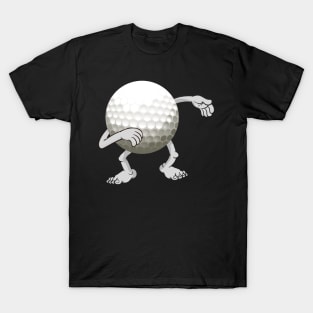 Funny dabbing golf ball T-Shirt